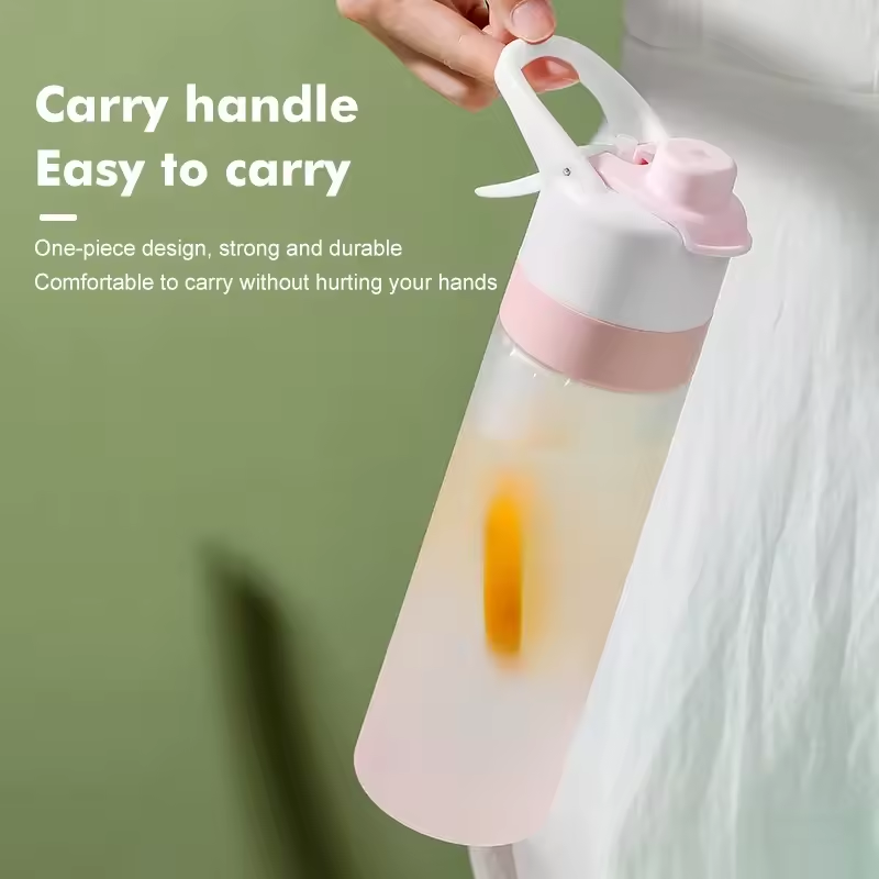 700ml BPA Free Spray Water Bottle for Sports and Travel