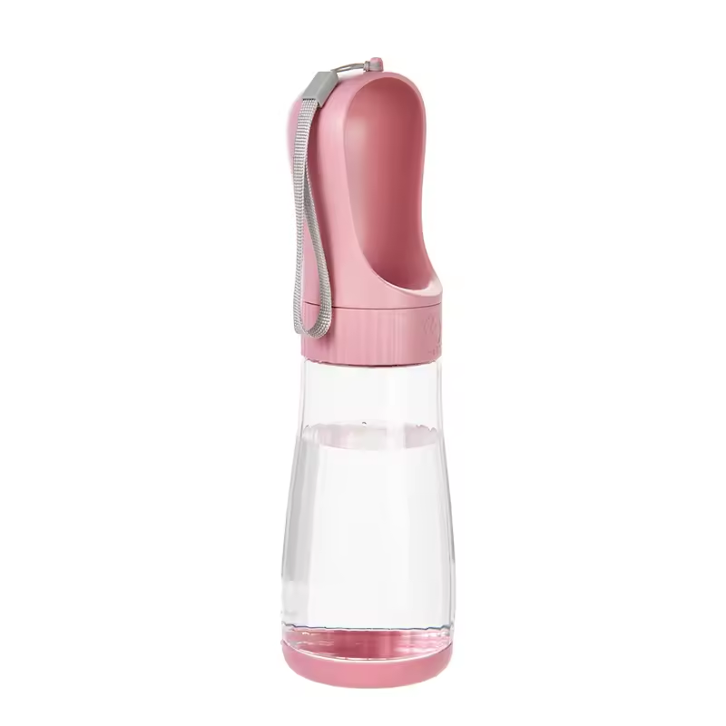 Portable Dog Water Bottle with Food Container and Bowl
