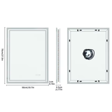 LED Bathroom Mirror with Anti Fog Touch Light