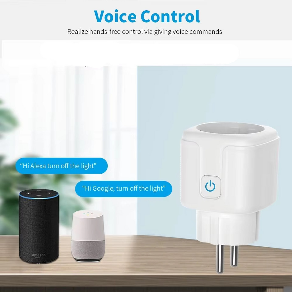 Smart WiFi Plug with Energy Monitoring and App Control