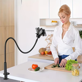 Flexible Long Arm Phone Holder for Bed and Desk