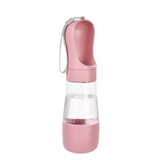 Portable Dog Water Bottle with Food Container and Bowl
