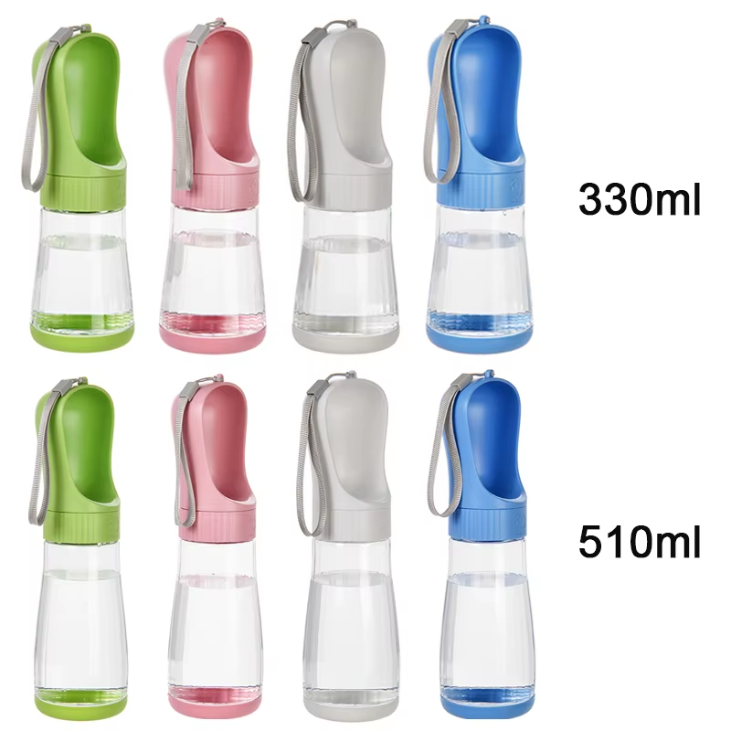 Portable Dog Water Bottle with Food Container and Bowl