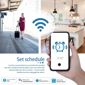 Smart WiFi Plug with Energy Monitoring and App Control