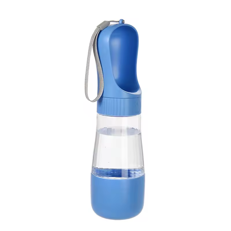Portable Dog Water Bottle with Food Container and Bowl