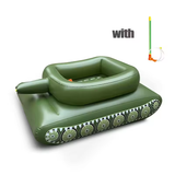 Kids Inflatable Tank Pool Float with Water Gun
