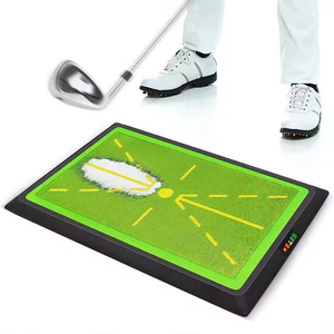 Golf Swing Training Mat with Strike Trace Detection