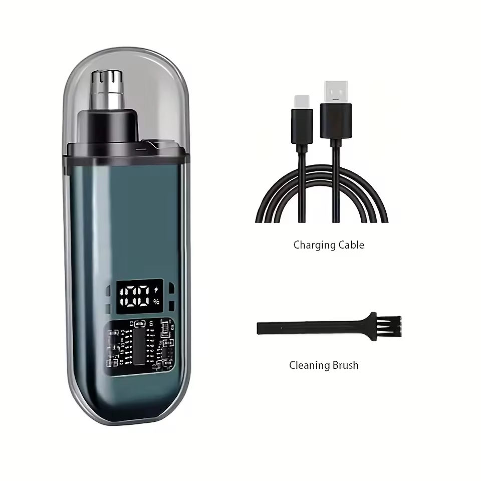 Men’s USB Rechargeable Nose and Ear Hair Trimmer