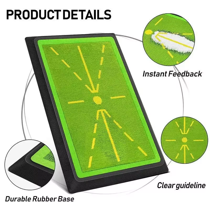 Golf Swing Training Mat with Strike Trace Detection