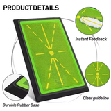 Golf Swing Training Mat with Strike Trace Detection