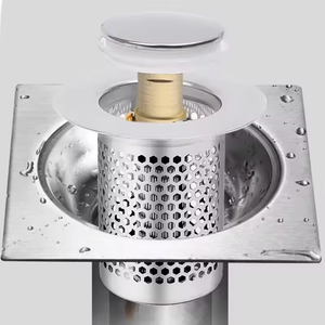 Stainless Steel Pop-Up Sink Stopper with Hair Catcher