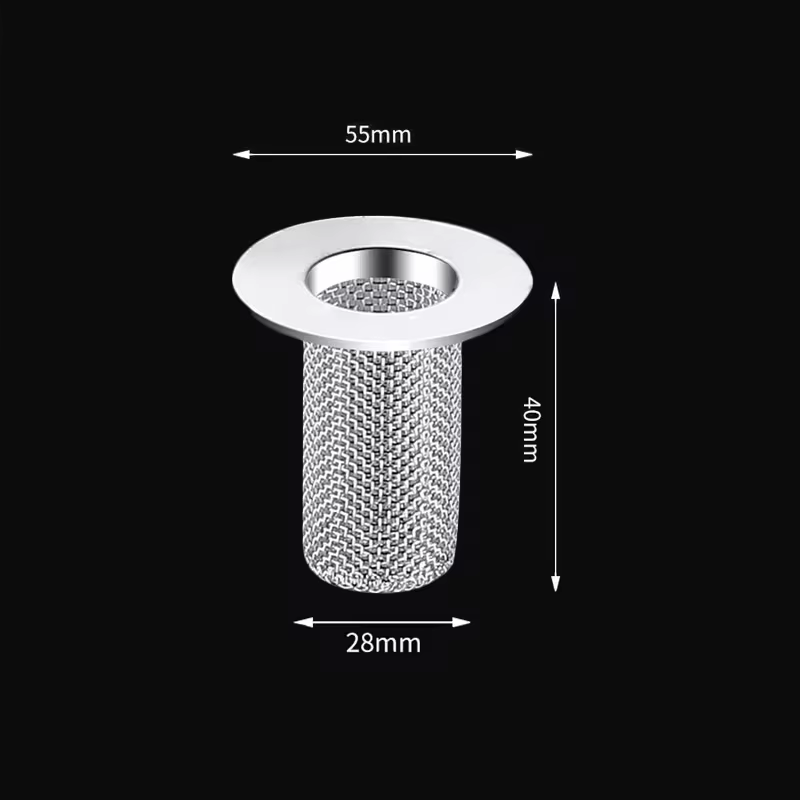 Stainless Steel Pop-Up Sink Stopper with Hair Catcher