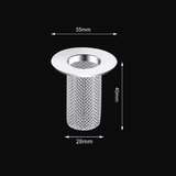Stainless Steel Pop-Up Sink Stopper with Hair Catcher